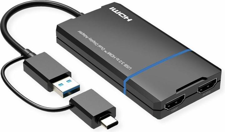Produktbild Value USB DisplayLink Adapter, USB (USB, USB 3.0, 15 cm)