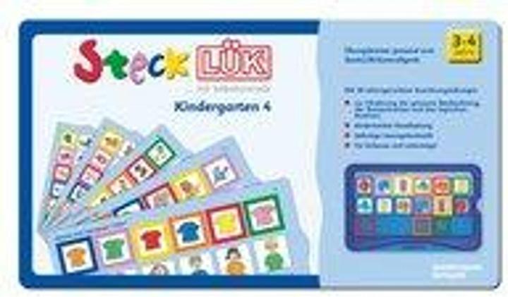 Produktbild SteckLÜK. Kindergarten 4: Alter 3 - 4 (blau) (Deutsch)