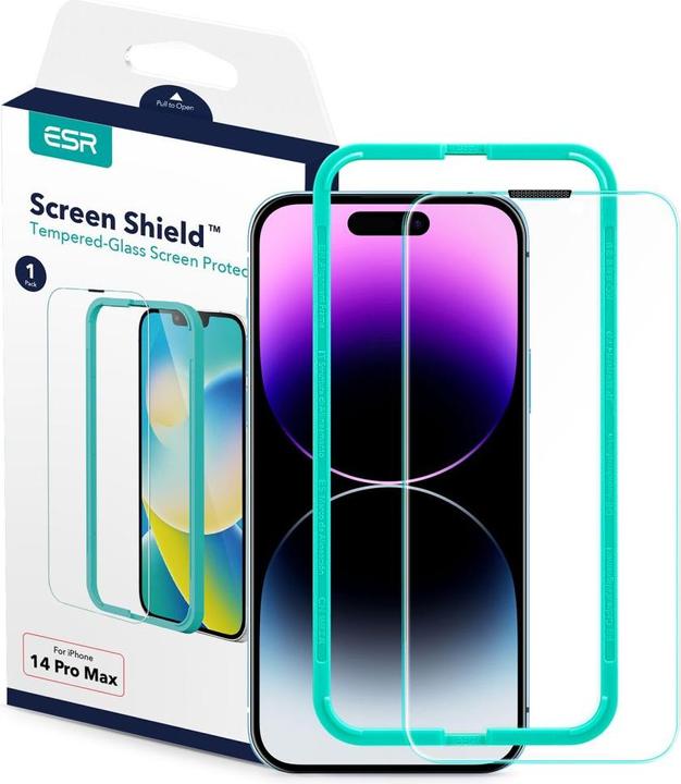 Productafbeelding ESR Gehard Glazen Scherm Schild Iphone 14 Pro Max Helder (1 Stuk, Apple iPhone 14 Pro Max)