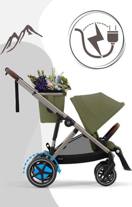 Immagine prodotto Cybex e-Gazelle S Kinderwagen mit E-Antrieb
