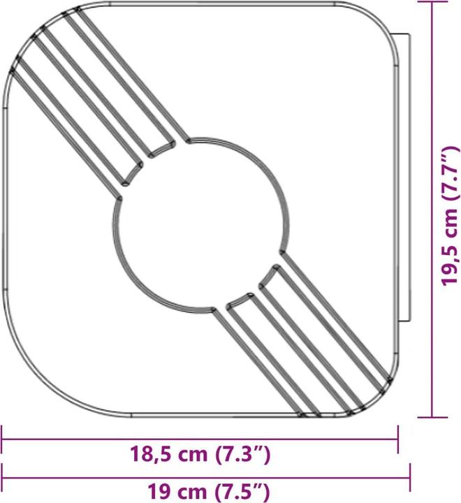 Produktbild VidaXL Gelenkarmmarkise Anthrazit 3,5x2,5 m Stoff und Aluminium (2.50 m)