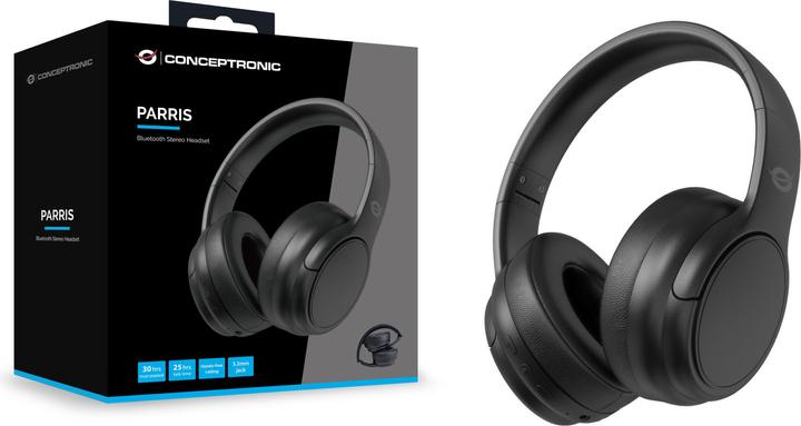 Productafbeelding Conceptronic Headset Draadloze Bluetooth 5.4 voor twee apparaten (25 h, Draadloze, Bedraad)