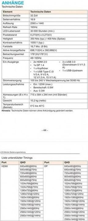 Image du produit Gigabyte M32Q (2560 x 1440 pixels, 31.50")