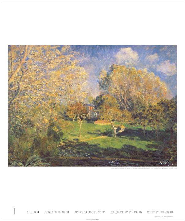 Produktbild Die schönsten Gärten des Impressionismus Edition Kalender 2026 (46 x 55 cm, Deutsch)