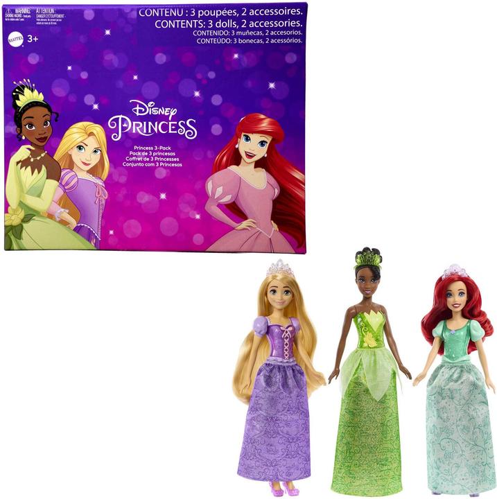 Actual product image Mattel Disney Princess Princess 3-Pack