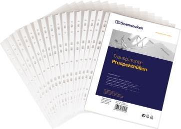 Immagine prodotto Soennecken Manicotto per opuscoli 1602 DIN A4 PP trasparente 100 pz./confezione. (A4, 1 x)