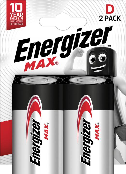 Energizer Max Alkaline (2 Stk., D)