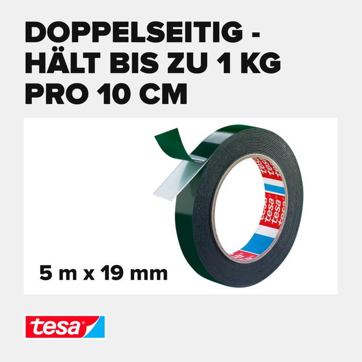 Produktbild tesa Powerbond OUTDOOR doppelseitiges Montageband (19 mm)