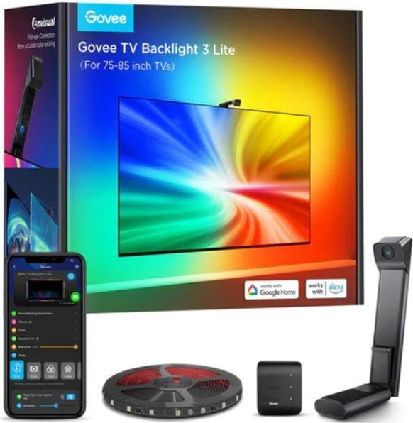 Govee Envisual TV Backlight (Warmweiss, RGBIC, 500 cm, Indoor)