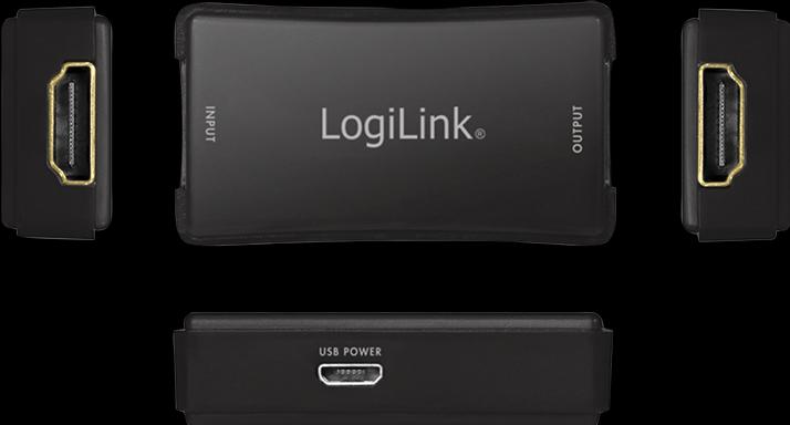 Actual product image LogiLink 4K HDMI Repeater, 25 m
