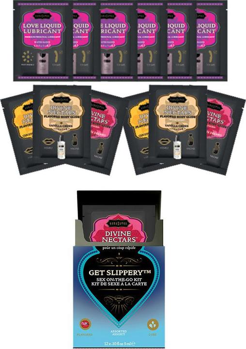 Image du produit Kama Sutra Les kits Sex To Go Get Slippery (3 ml)