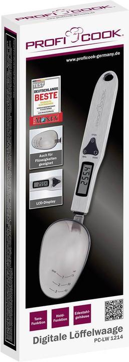Actual product image Proficook Spoon Scale Digital