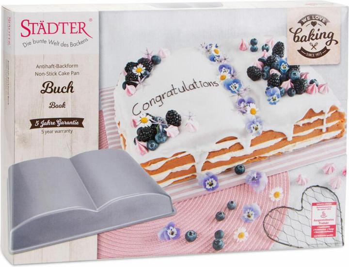 Produktbild Städter Motivbackform Buch