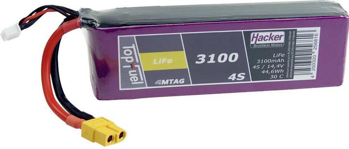 Actual product image Hacker TopFuel (132 V, 3100 mAh)