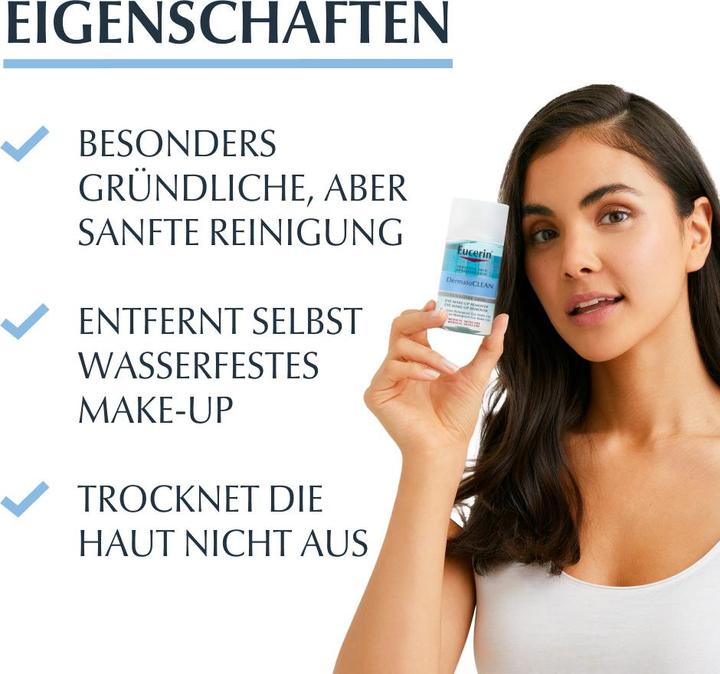 Produktbild Eucerin DermatoCLEAN (HYALURON) Augen Make-up-Entferner (Make-Up Entferner, 125 ml)