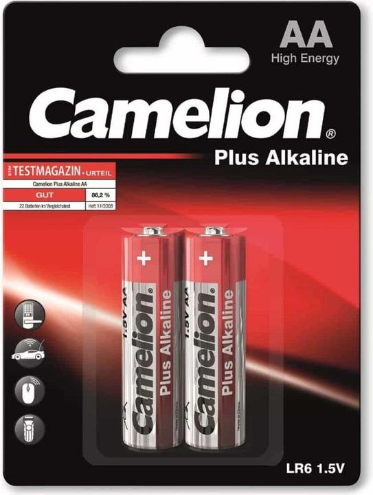 Produktbild Camelion Plus Alkaline LR6 AA 2 Stück (2 Stk., AA, 2700 mAh)
