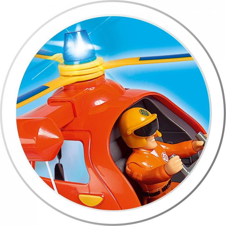 Image du produit Simba Pompier Sam Hélicoptère Wallaby avec figurine