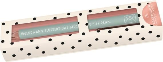 Produktbild Premium Kugelschreiber - Du bist dran - von Schreibkram Manufaktur (Roségold, 1 x)