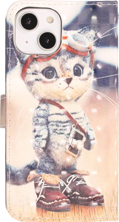 Produktbild PhoneLook Hülle Flip Explorer kitten (Apple iPhone 14)