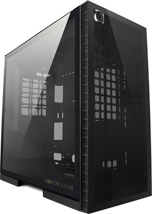 Geometric Future Future M6 Cezanne Mid Tower, pc-behuizing, verticaal luchtkanaalontwerp, ondersteuning voor 12/ (mATX, Mini-ITX, ATX, E-ATX)