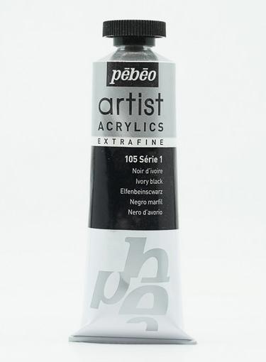 Immagine prodotto Pebeo Artist Acrylics extrafine (Nero Avorio, 37 ml)