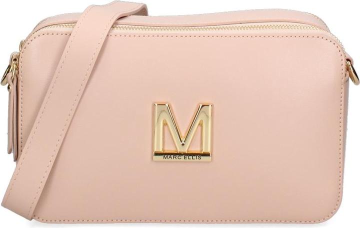 Marc Ellis Damen Schultertasche Made In Italy - Oriana Pro - 100% Leder - 26.0 X 17.0 X 9.0 Cm