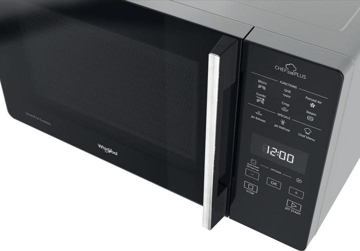Immagine prodotto Whirlpool MCP 359 SL Superficie piana Microonde combinato 25 L 800 W Argento, Nero (Spina UE, 25 l)