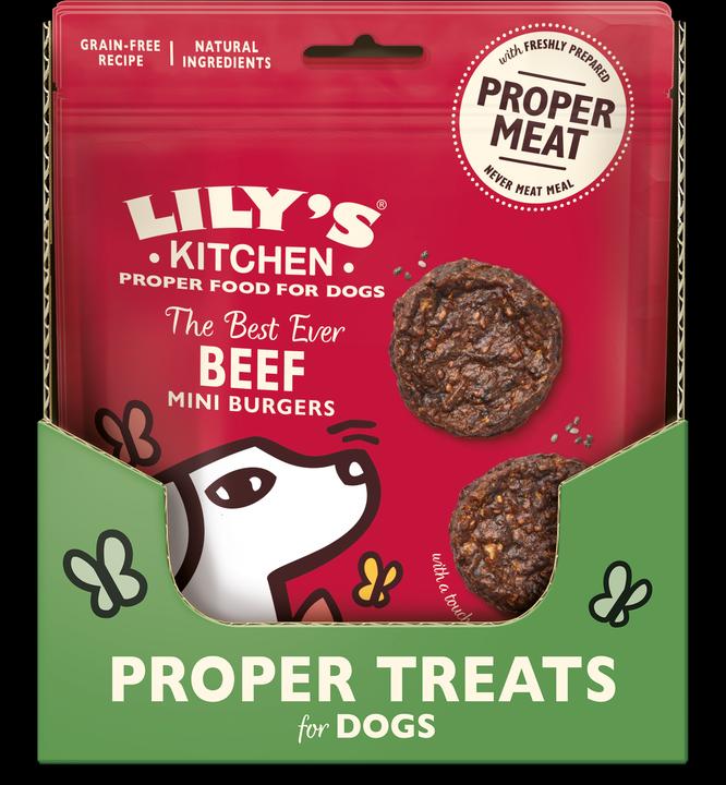 Lily's Kitchen Rindfleisch Mini Burger (Adult, 1 Stk., 70 g)