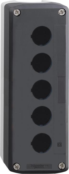 Image du produit Schneider Electric Boîtier bouton-poussoir 22mm 5 trous gris