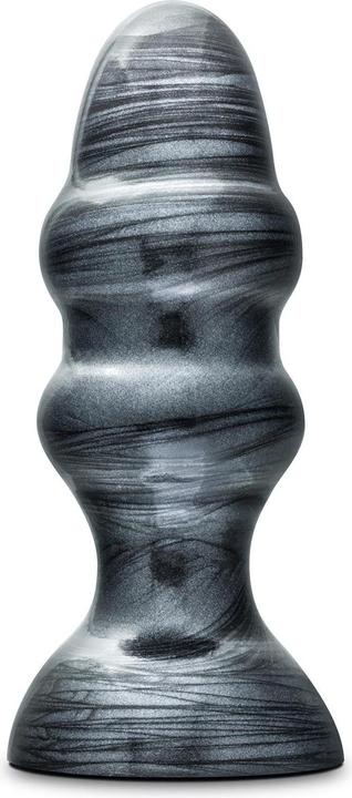 Actual product image Blush Jet Stealth - 6.5" Large Double Ripple Butt Plug - Prostate Stimulating Anal Toy Men & Women - Up to