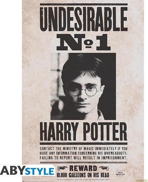 Produktbild ABYstyle Poster Harry Potter : Underisable n 1 (91.5x61) (ax2) (91.5 x 61 cm)