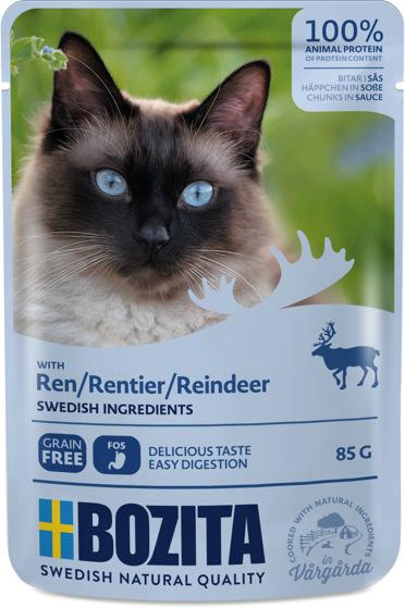 Bozita Pouch HiS Reindeer 85g (Adult, 1 Stk., 85 g)