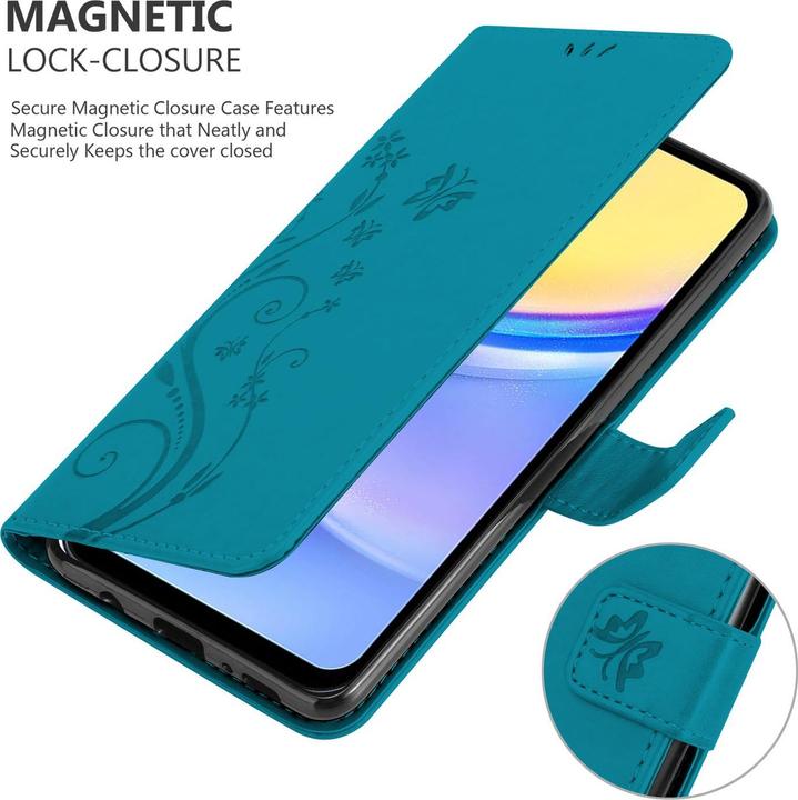 Actual product image Cadorabo Cover with flower pattern (Samsung Galaxy A15)