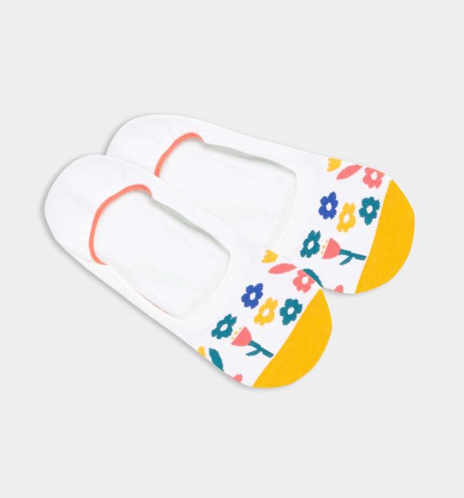 DillySocks Hidden White Meadow