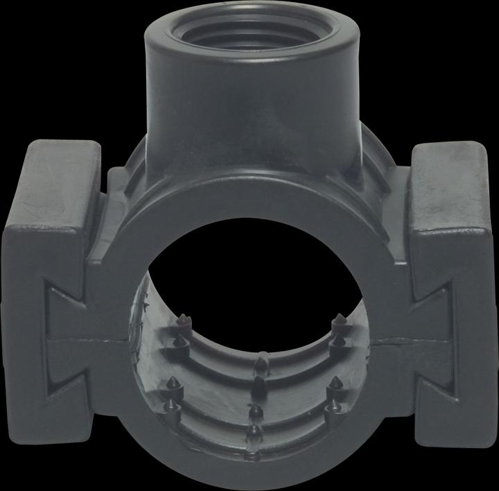 Immagine prodotto Bevo Klemmschelle PP 50 mm x 1/2" Schelle x Innengewinde 6bar Schwarz Typ verkeilt