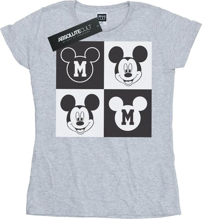 Disney Mickey Mouse Smiling Squares TShirt (XXL)