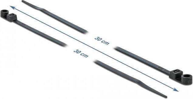 Image du produit Delock Cable tie avec oeillet de fixation (300 mm, 10 pcs)