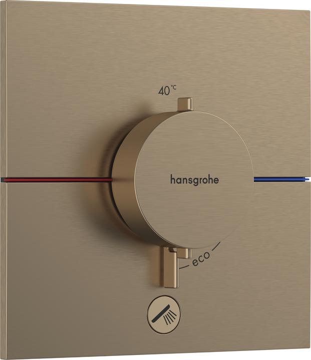 Actual product image hansgrohe ShowerSelect Comfort E thermostat, concealed, 1 consumer, one additional outlet, angular r