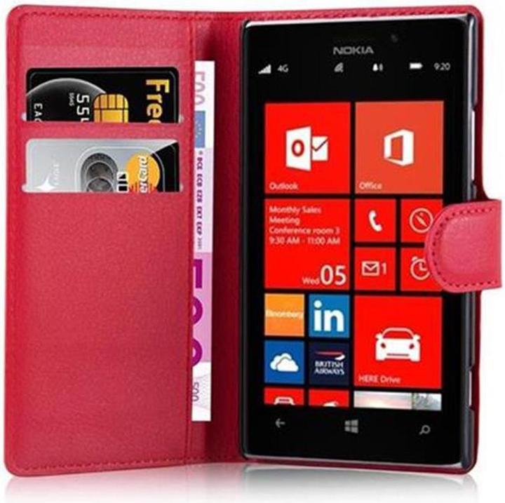 Actual product image Cadorabo Book with stand function cover (Nokia Lumia 925)
