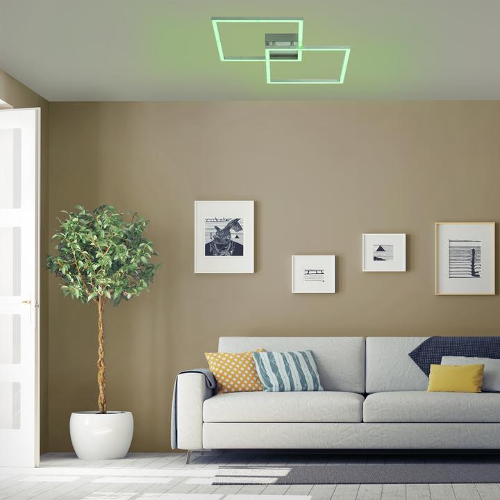 Actual product image Leuchten Direkt Ceiling light steel2xLEDBoard/1227005000KIndoor lightIP20 (3000 lm)