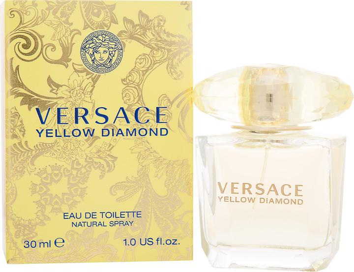 Actual product image Versace Yellow Diamond Eau de Toilette 30ml Spray (Eau de toilette, 30 ml)