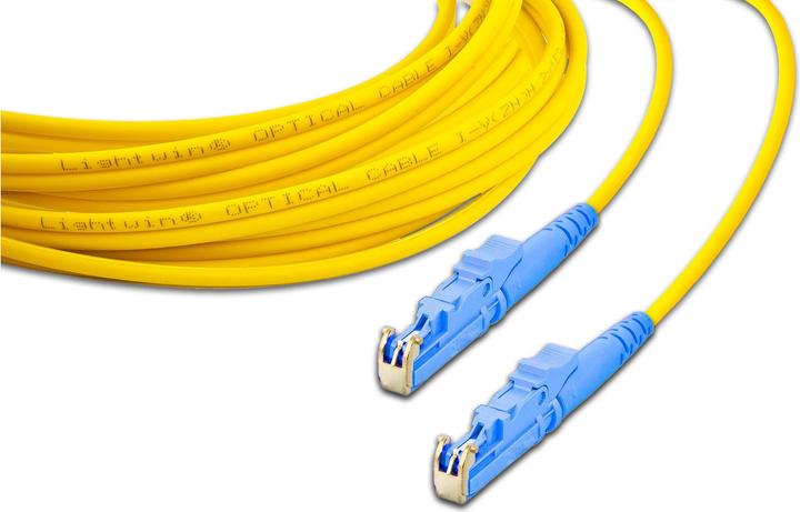 Image du produit Lightwin Câble patch à fibres optiques LSH-LSH, monomode, simplex, 2m (CAT6, 2 m)