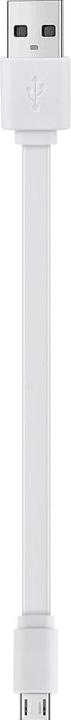 Produktbild PowerGuard Extra kurzes Micro USB Flachband Kabel 20cm (USB 4.0)