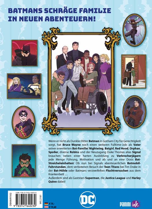 Produktbild Panini Batman: Die Abenteuer der Familie Wayne (Deutsch, CRC Payne, Maria Li, Evan Munoz, Fansis Chicote, Christie Lee, Geoniya Acuna, C.M. Cameron, Rachel Koo, 2024)