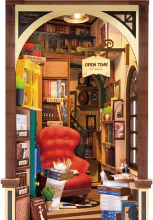 Robotime Kit de maquette 'Bookstore
