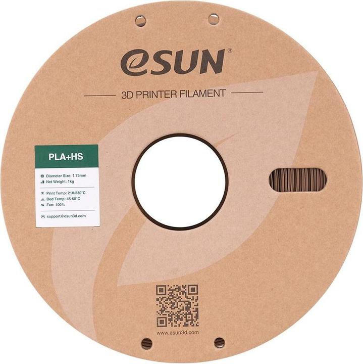 Produktbild eSUN EPLA+HS 1,75mm BROWN 1kg (PLA+, 1.75 mm, 1000 g, Braun)