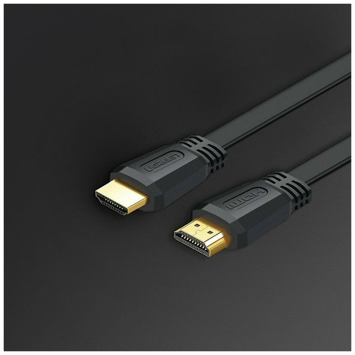 Actual product image Ugreen HDMI 2.0 flat band 4K 1080p gold plated (5 m, HDMI)