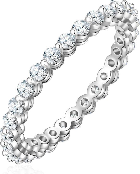 Image du produit Glanzstücke München Bague femme argent sterling - 36512 (48, Argent 925)