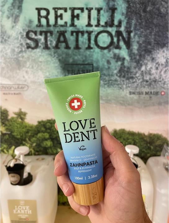 Produktbild ReUseMe LOVE DENT Zahnpasta ohne Fluoride mit Echinacea & Xylit (100 ml)