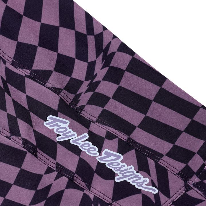 Actual product image Troy Lee Designs Womens Lilium Pant, Twisted Checkers, purple, M (M)